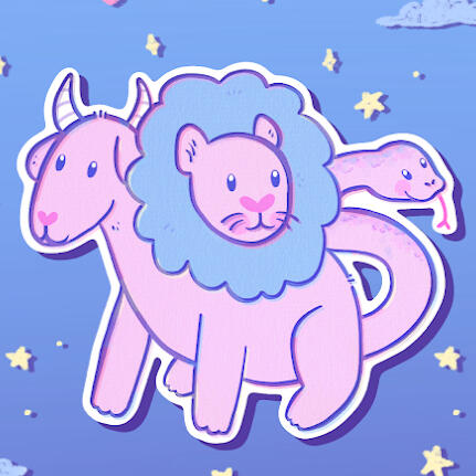 EmptyChimera mascot design